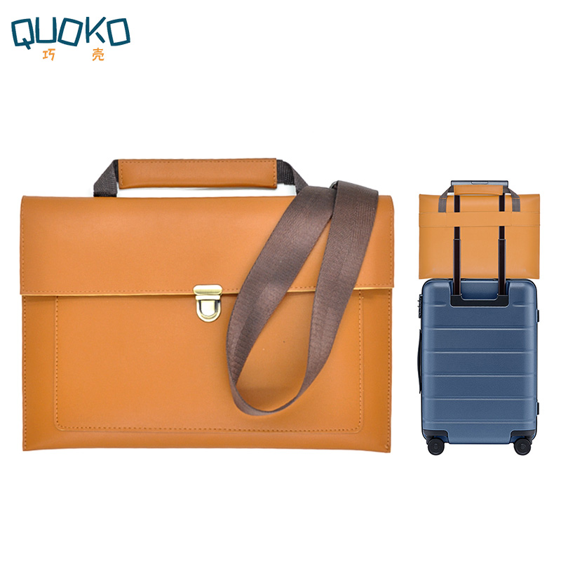 Laptop Accessories Travel Case - PU Leather women Laptop Bag Notebook