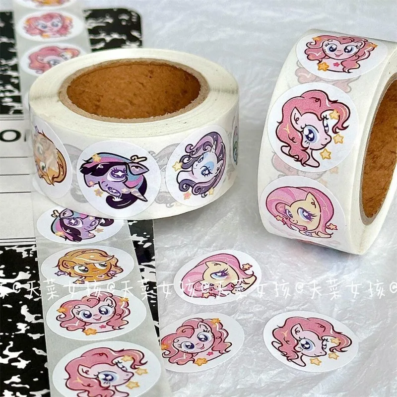 Laptop Accessories Wholesale - 500pcs/Roll Cartoon My Little Pony Stickers