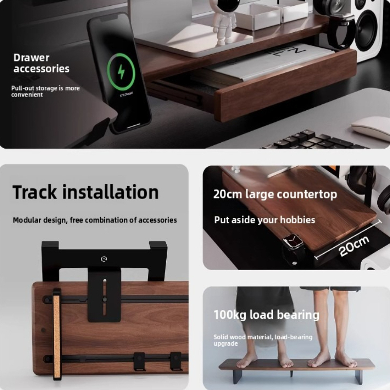 Laptop Accessories Organizer - Z3 Pro Accessory Monitor Metal Storage