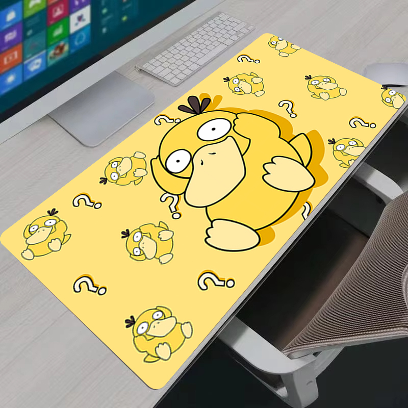 Laptop Accessories For Programmers - Mousepad Anime P-Pokemon Psyduck XXL Large