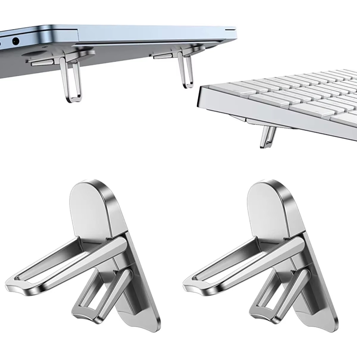 Laptop Accessories Organizer - Mini Portable Legs Laptop Stand Holder
