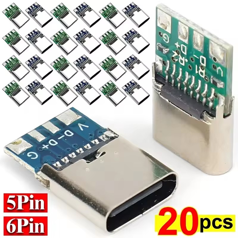Usb C Power Adapter - USB Type C Connectors 5 Pin/6