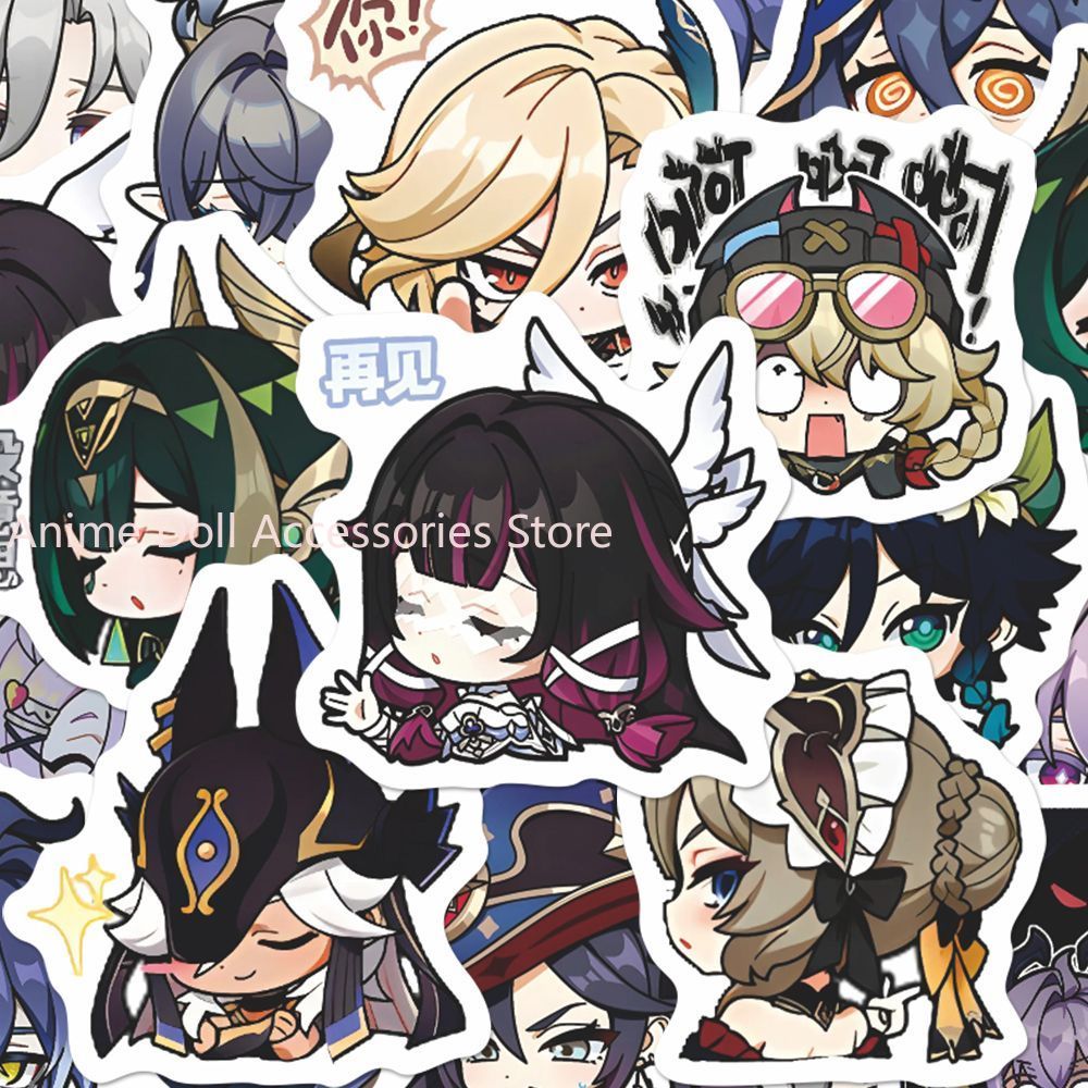 Laptop Accessories Wholesale - 64PCS Genshin Impact Moon Maiden Anime