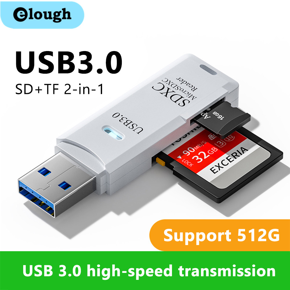 2 in 1 USB 3.0 Card Reader Mic - Laptop Accessories For Programmers recension och pris