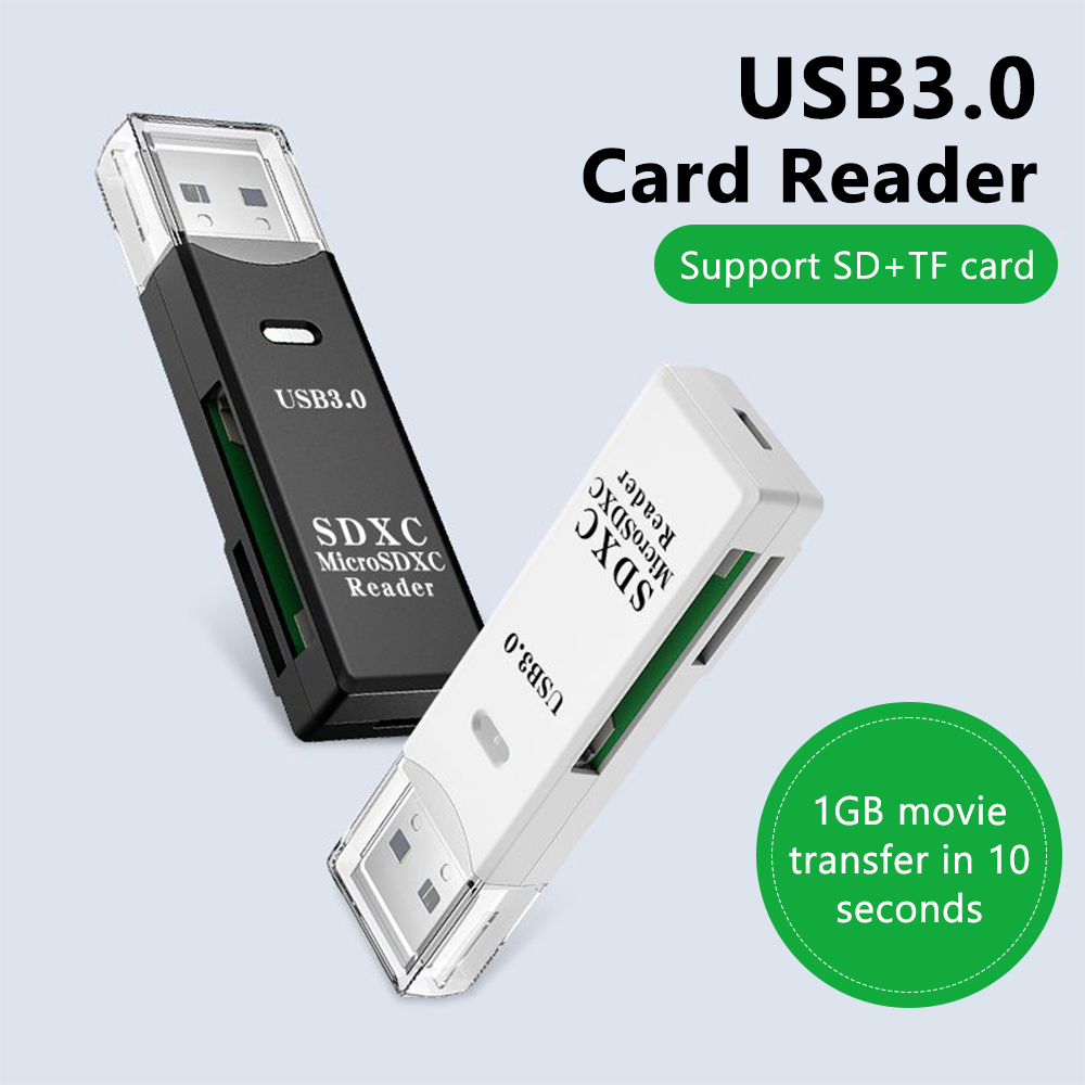 2 in 1 USB 3.0 Card Reader Mic - Laptop Accessories For Programmers recension och pris