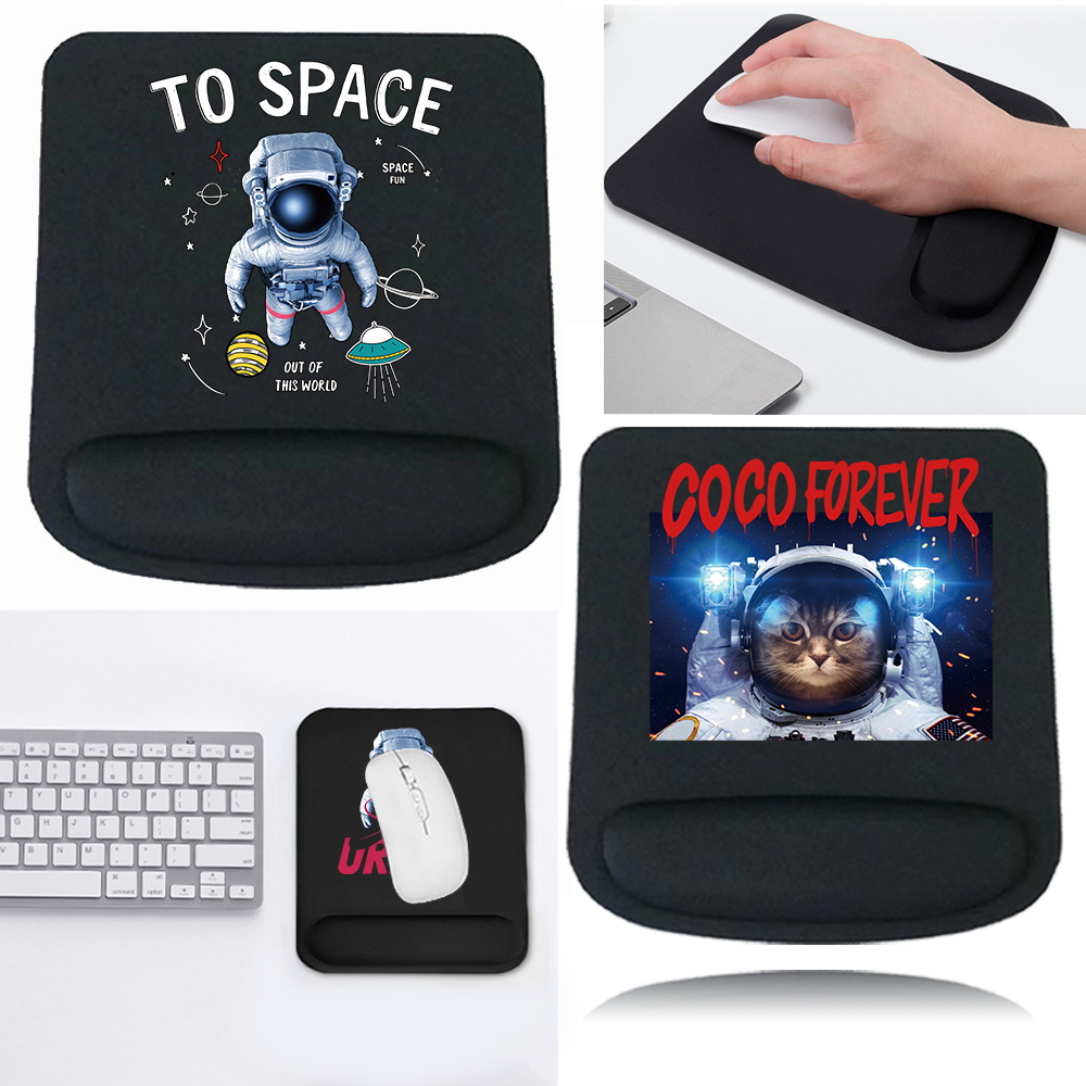 Mouse Pad Black Desk Mat Astro - Laptop Accessories For Wrist Support recension och pris