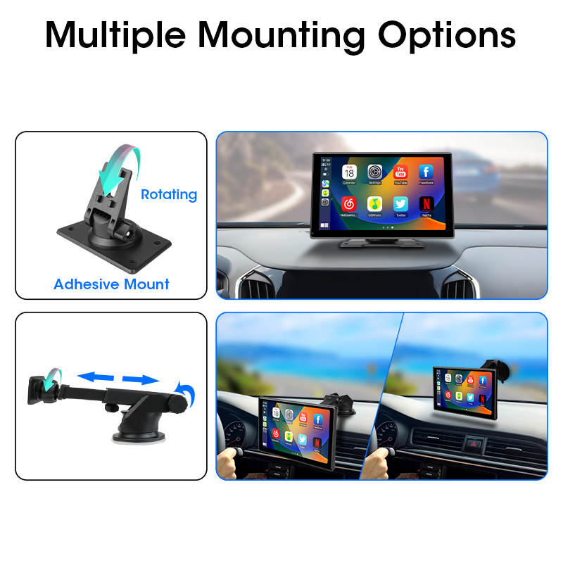 Universal Jansite 9 Inch Carpl - Monitor Portable Usb recension och pris