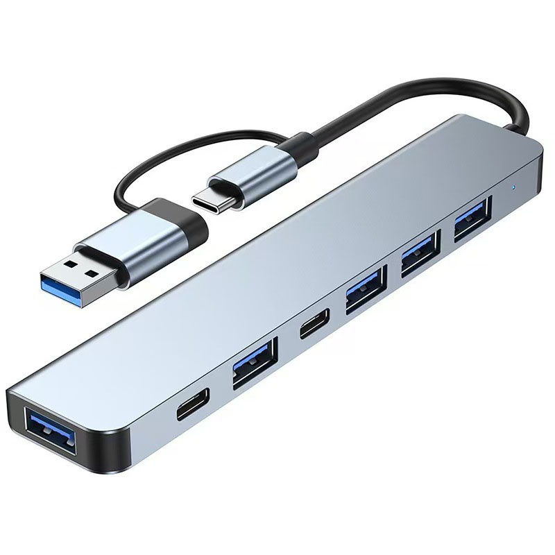 7 Ports USB A C Hub Concentrat - Laptop Accessories For Programmers recension och pris
