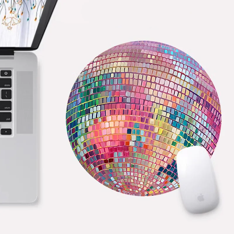 Rubber Round Pink Disco Ball M - Laptop Accessories For Protection recension och pris
