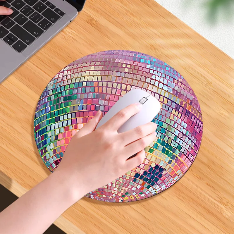 Rubber Round Pink Disco Ball M - Laptop Accessories For Protection recension och pris