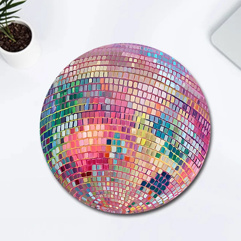 Rubber Round Pink Disco Ball M - Laptop Accessories For Protection recension och pris