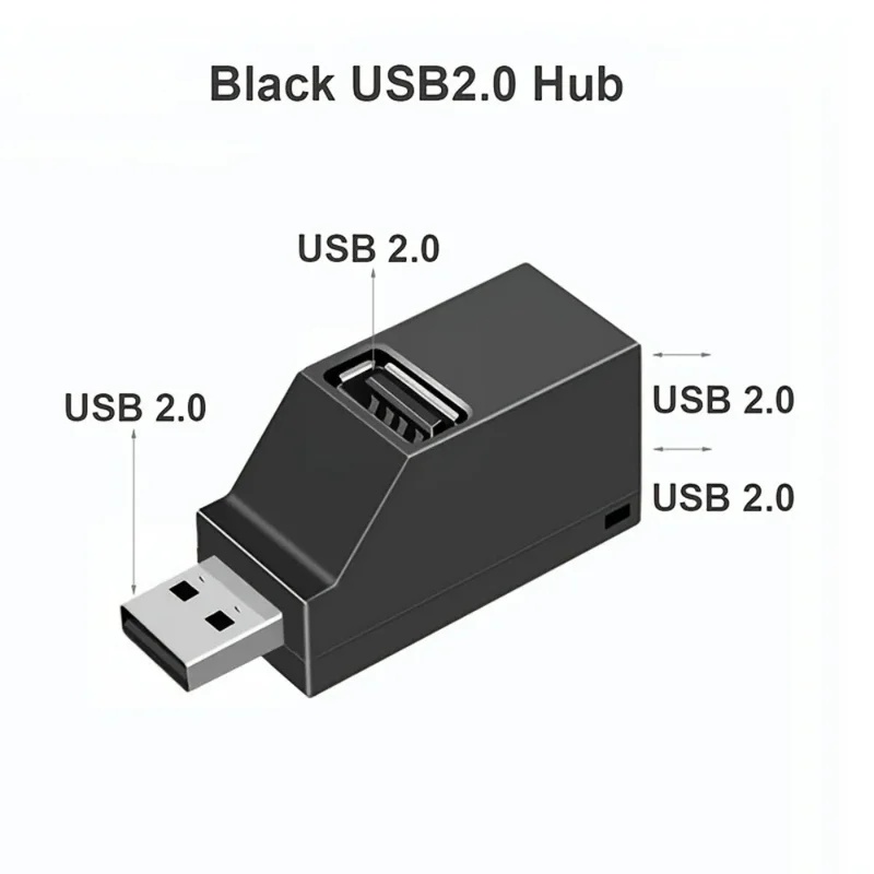 USB 3.0 2.0 Rotatable 3 Ports  - Laptop Accessories For Programmers recension och pris
