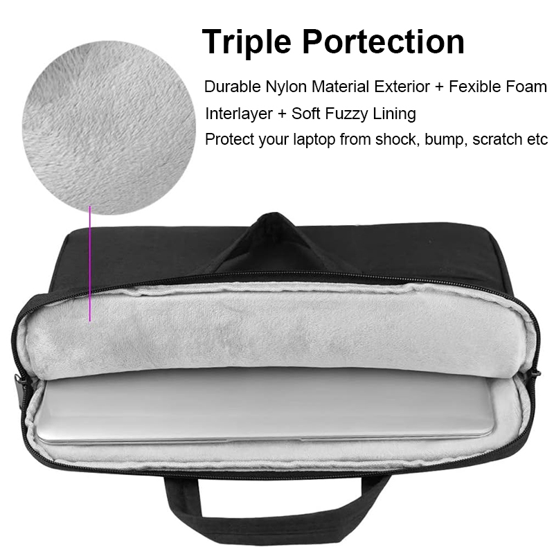 Carry Laptop Bag Sleeve with F - Laptop Accessories Travel Case recension och pris