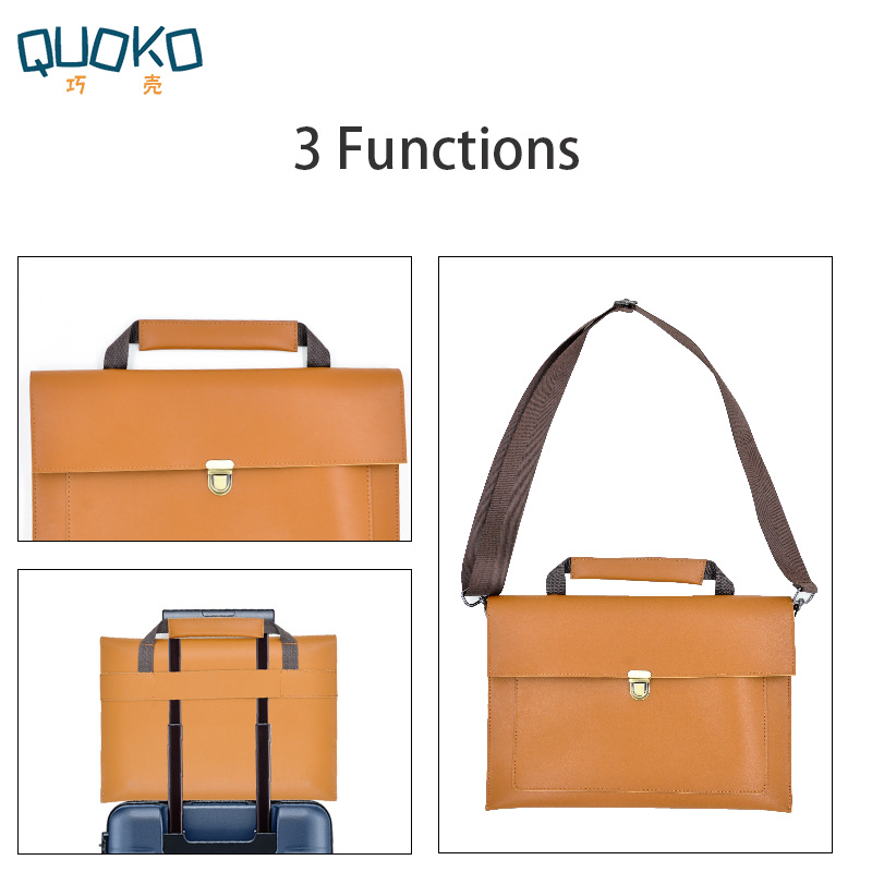 PU Leather women Laptop Bag No - Laptop Accessories Travel Case recension och pris