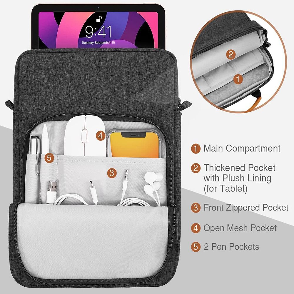 9/11/13.3 inch Tablet Sleeve C - Laptop Accessories Travel Case recension och pris