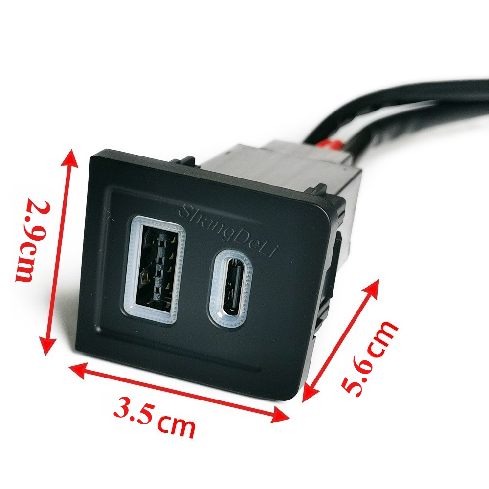12V/24V Car Dual Charger Socke - Usb C Power Adapter recension och pris