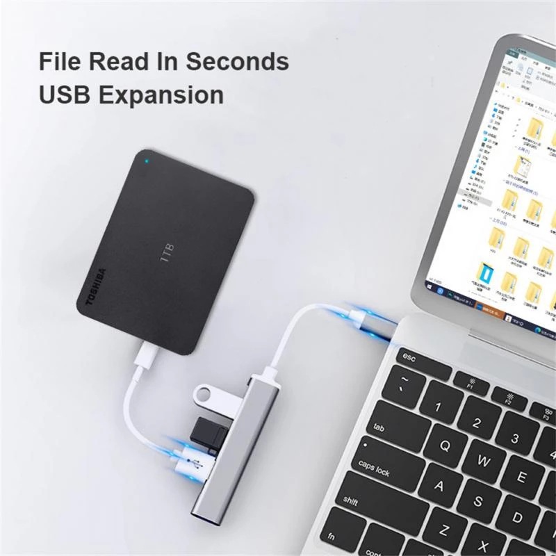 4-in-1 USB C HUB 3.0 Type C 3. - Laptop Accessories For Programmers recension och pris