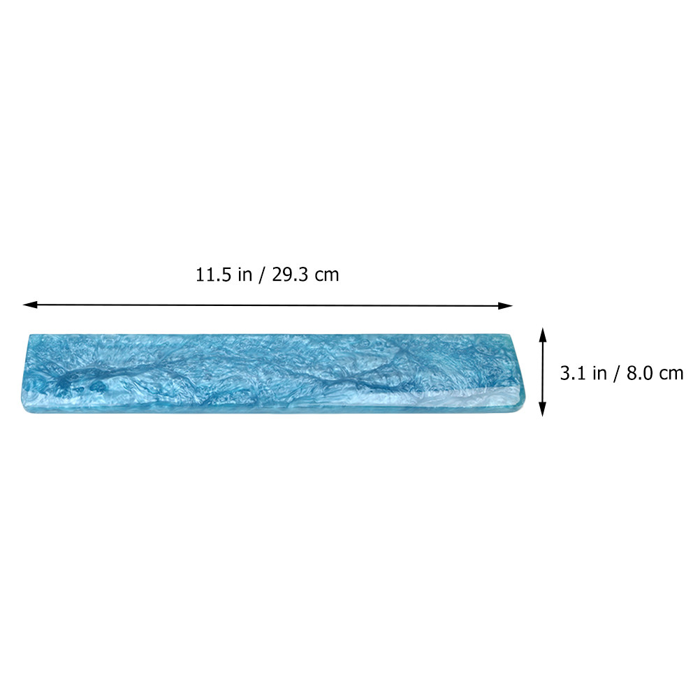 Blue Epoxy Resin Keyboard Wris - Laptop Accessories For Wrist Support recension och pris
