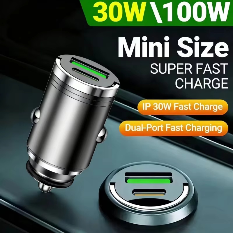 100W PD USB Car Charger Lighte - Usb C Power Adapter recension och pris