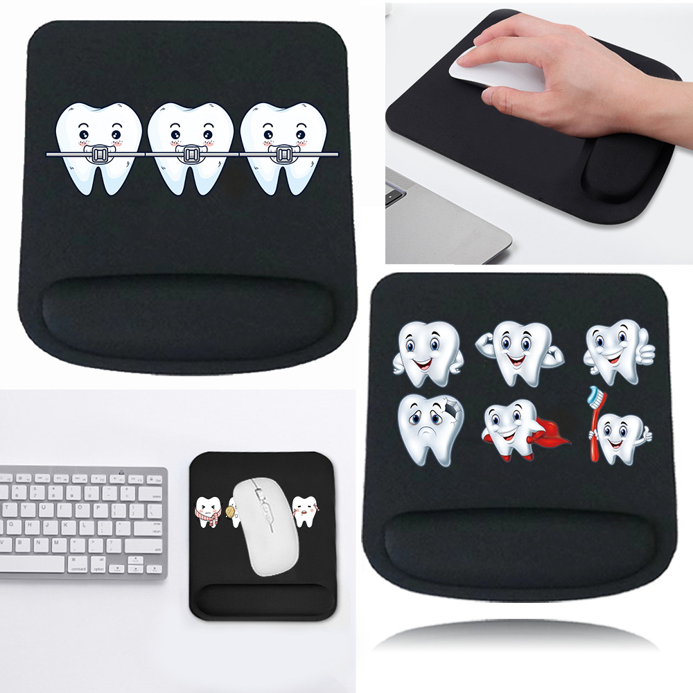 Mouse Pad Black Desk Mat for P - Laptop Accessories For Wrist Support recension och pris