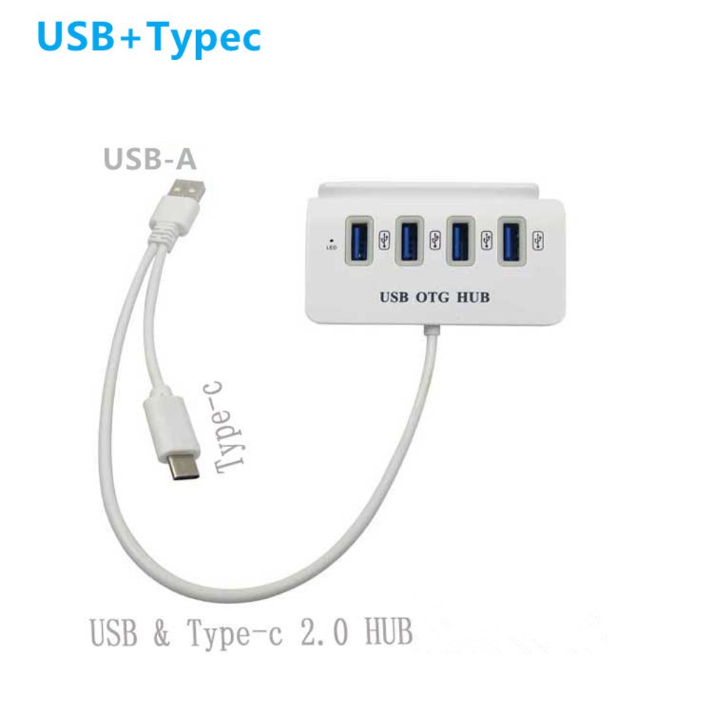 OTG Hub USB OTG HUB USB2.0 4 i - Usb C Docking Hub recension och pris