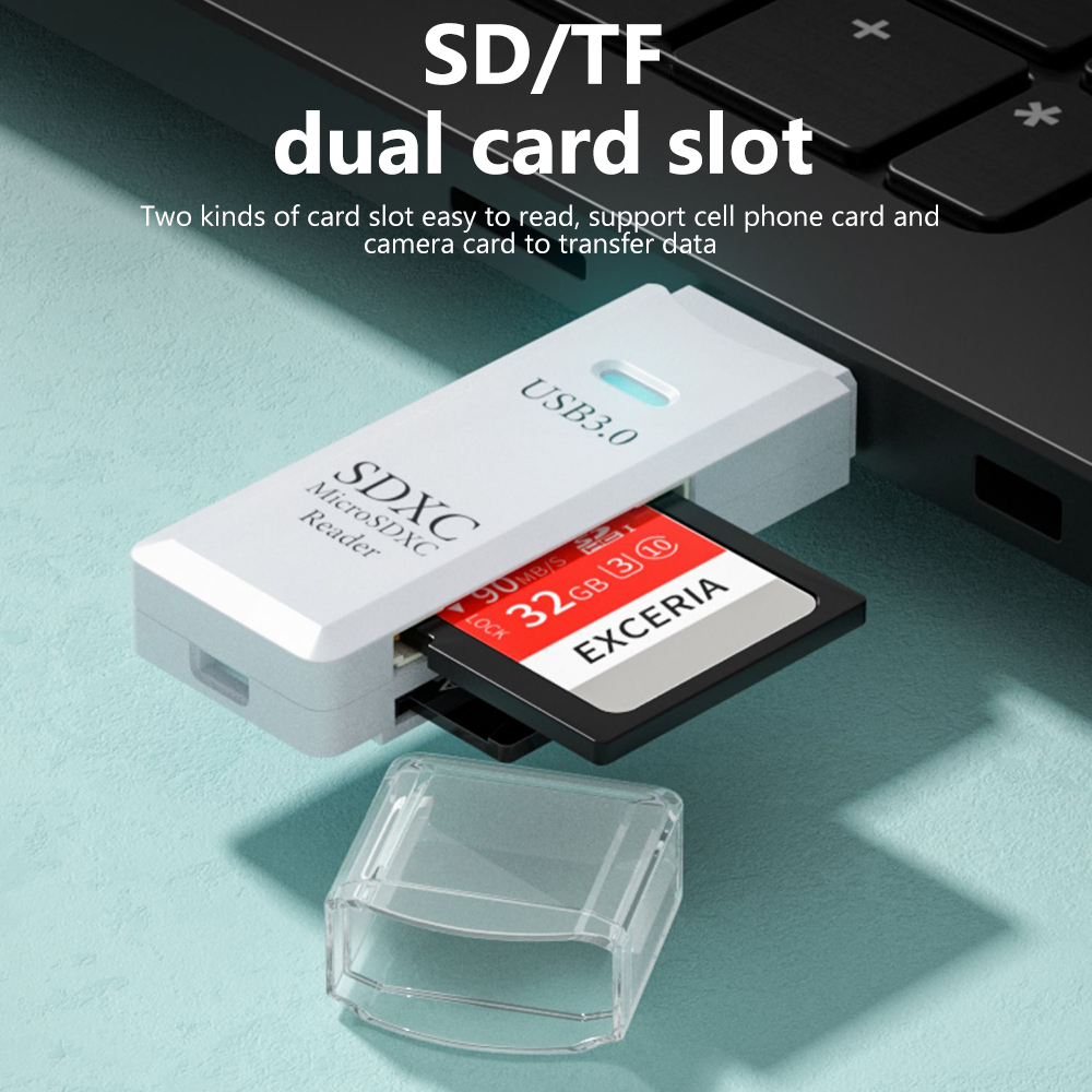 NNBILI 2 IN1Card Reader USB3.0 - Laptop Accessories For Programmers recension och pris