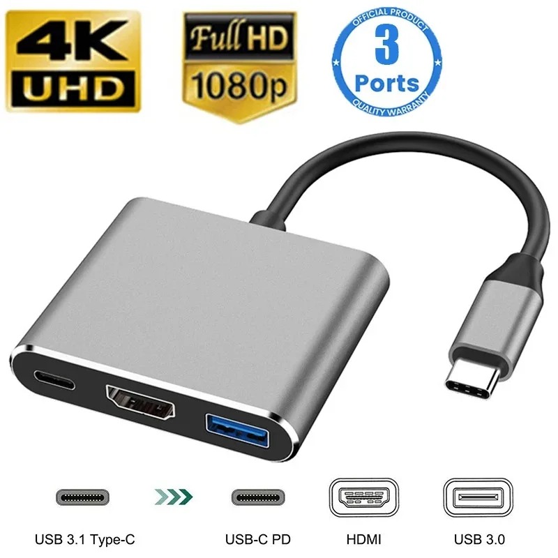USB C HUB 3in1 Type C 3.0 to H - Usb C Docking Hub recension och pris