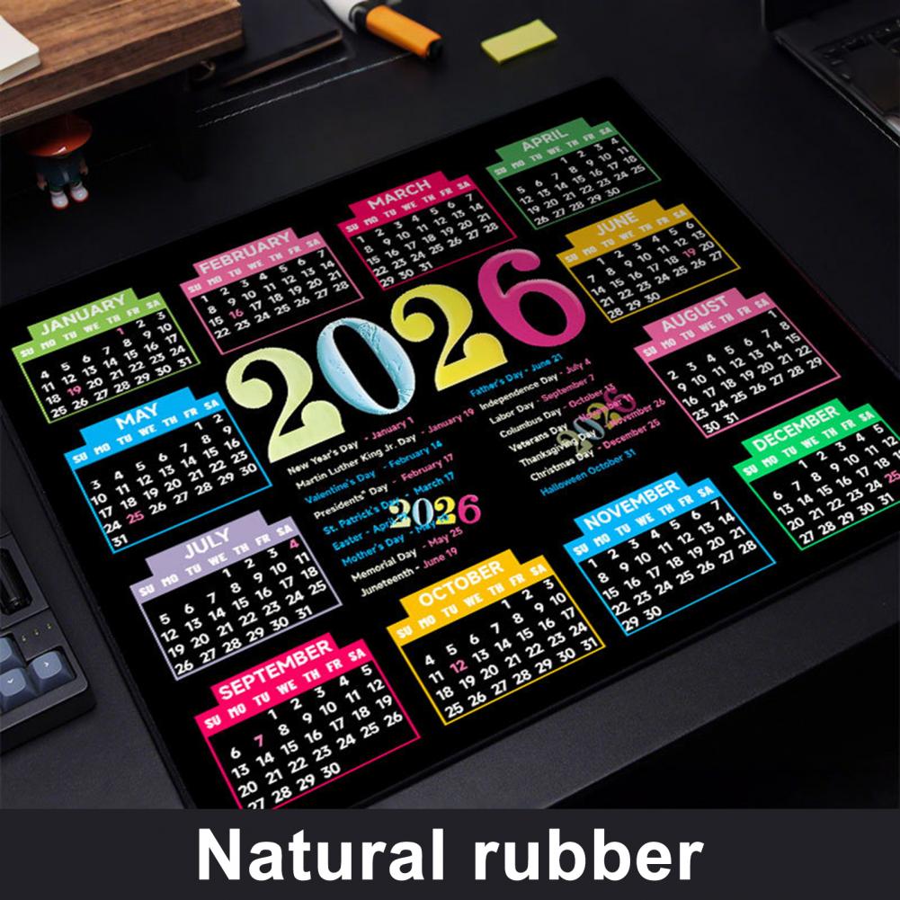 2026 Calendar Mouse Pad Waterp - Laptop Accessories Gaming recension och pris