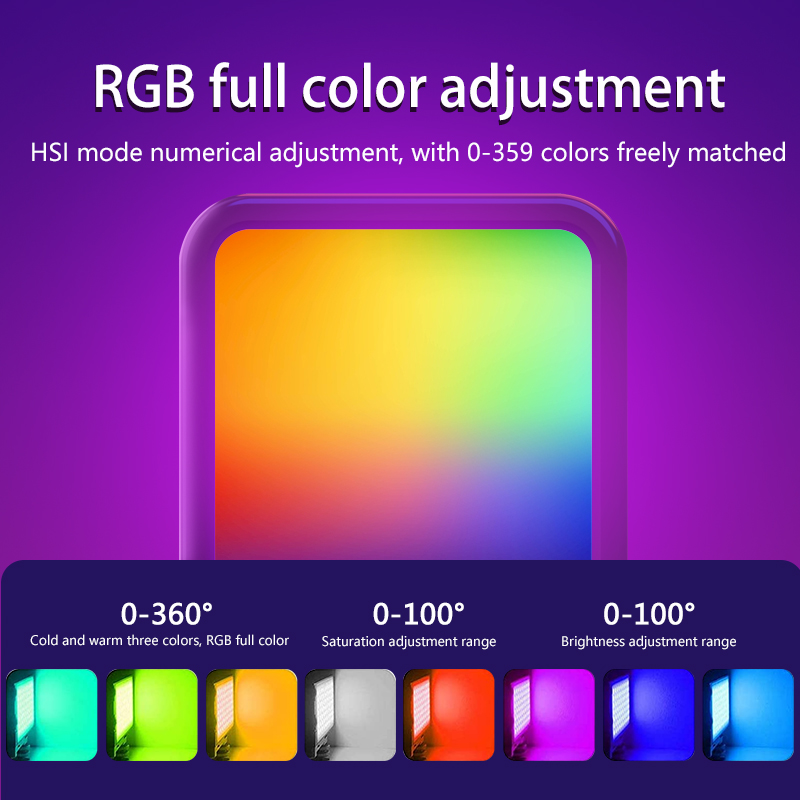 RGB Fill Light Portable LED Ph - Laptop Accessories Rgb recension och pris