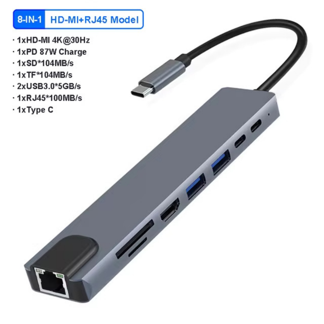 4/7/8/11in1 Docking Hub 4K USB - Usb C Docking Hub recension och pris