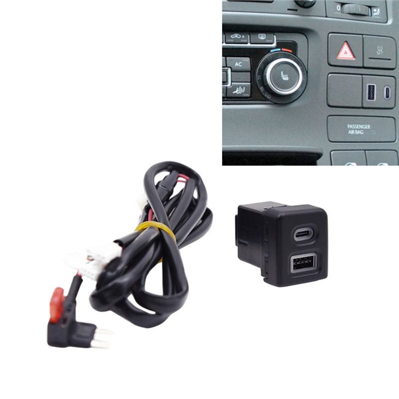 Car QC3.0 USB TYPE-C Fast Char - Usb C Power Adapter recension och pris