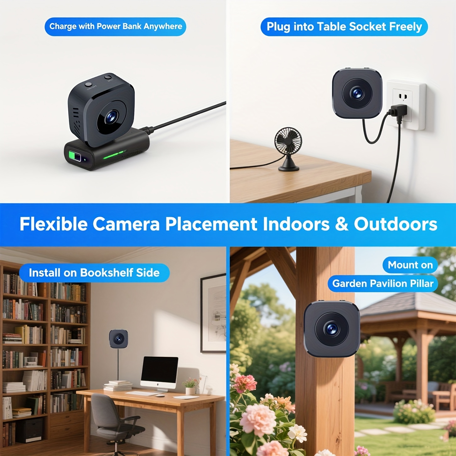 1080P HD Mini WiFi Camera Indo - Monitor Portable Usb recension och pris