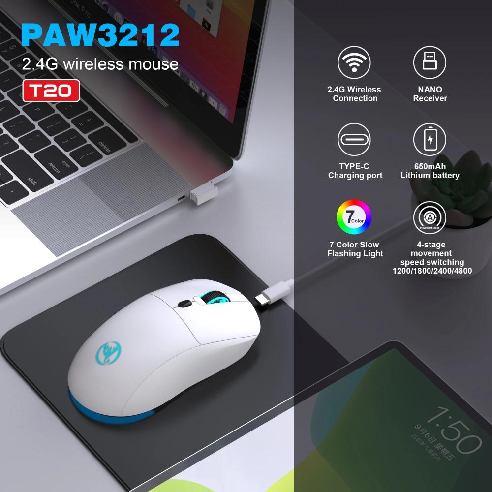2.4G Wireless Rechargeable Mou - Laptop Accessories Rgb recension och pris