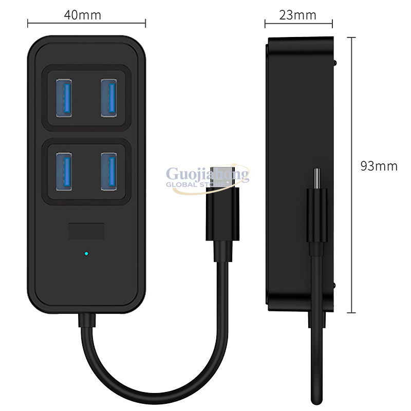 Cross-border USB3.0 hub, USB i - Usb C Docking Hub recension och pris