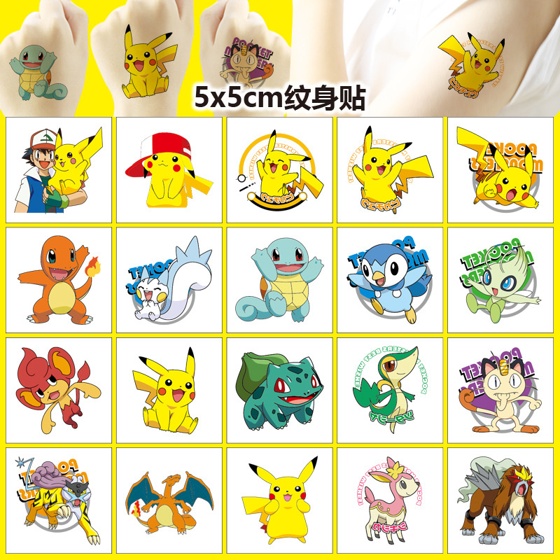 5*5cm 20pcs Pokemon Pikachu Ta - Laptop Accessories Wholesale recension och pris