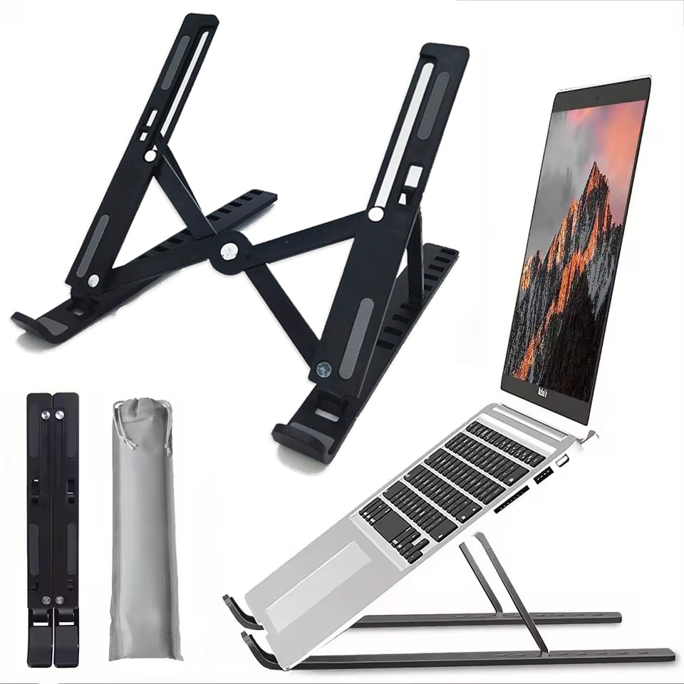 Foldable Laptop Stand Adjustab - Laptop Accessories Organizer recension och pris
