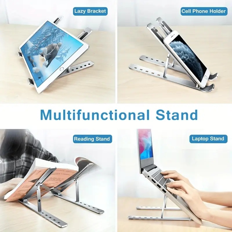 Foldable Laptop Stand Adjustab - Laptop Accessories Organizer recension och pris