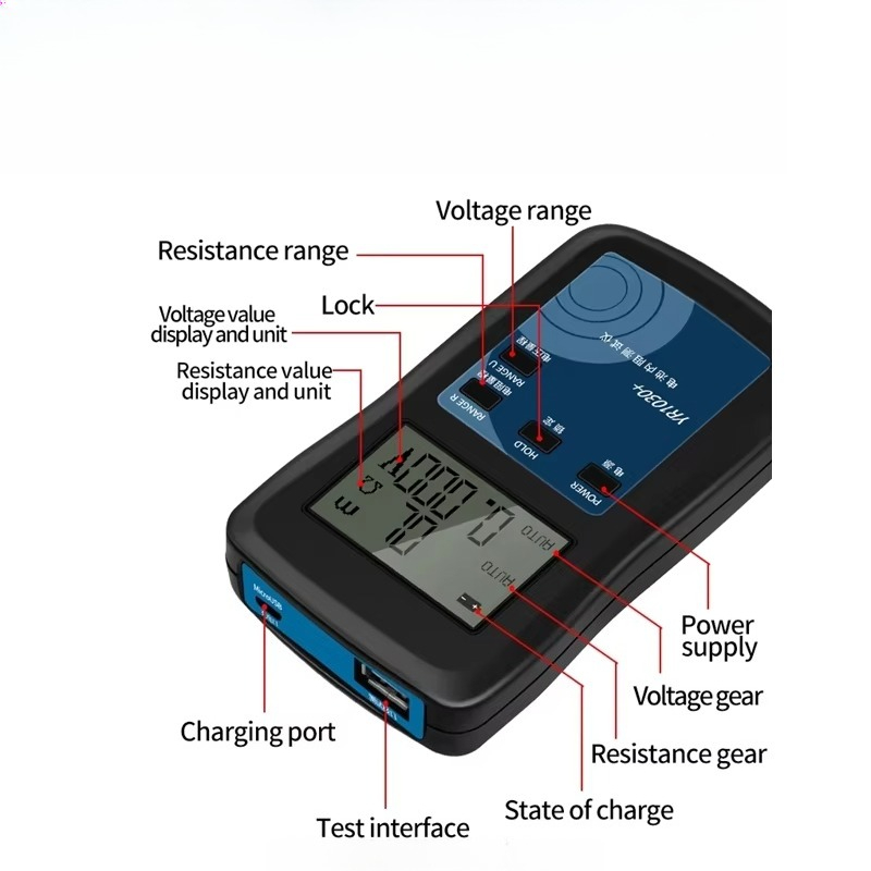 015 Portable 8-120V 50A DC Bat - Monitor Portable Usb recension och pris