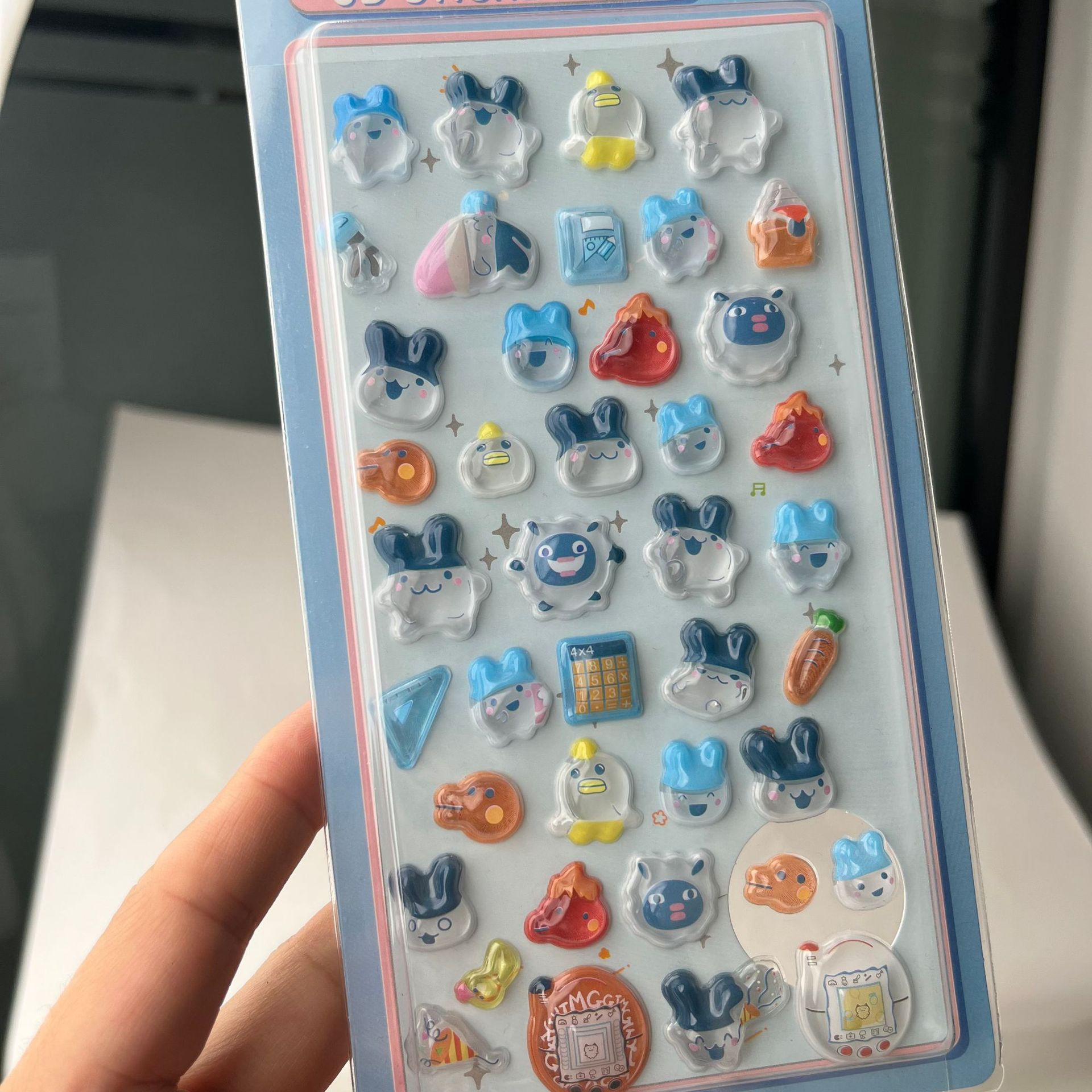 Cute Tamagotchi 3D Puffy Stick - Laptop Accessories Wholesale recension och pris