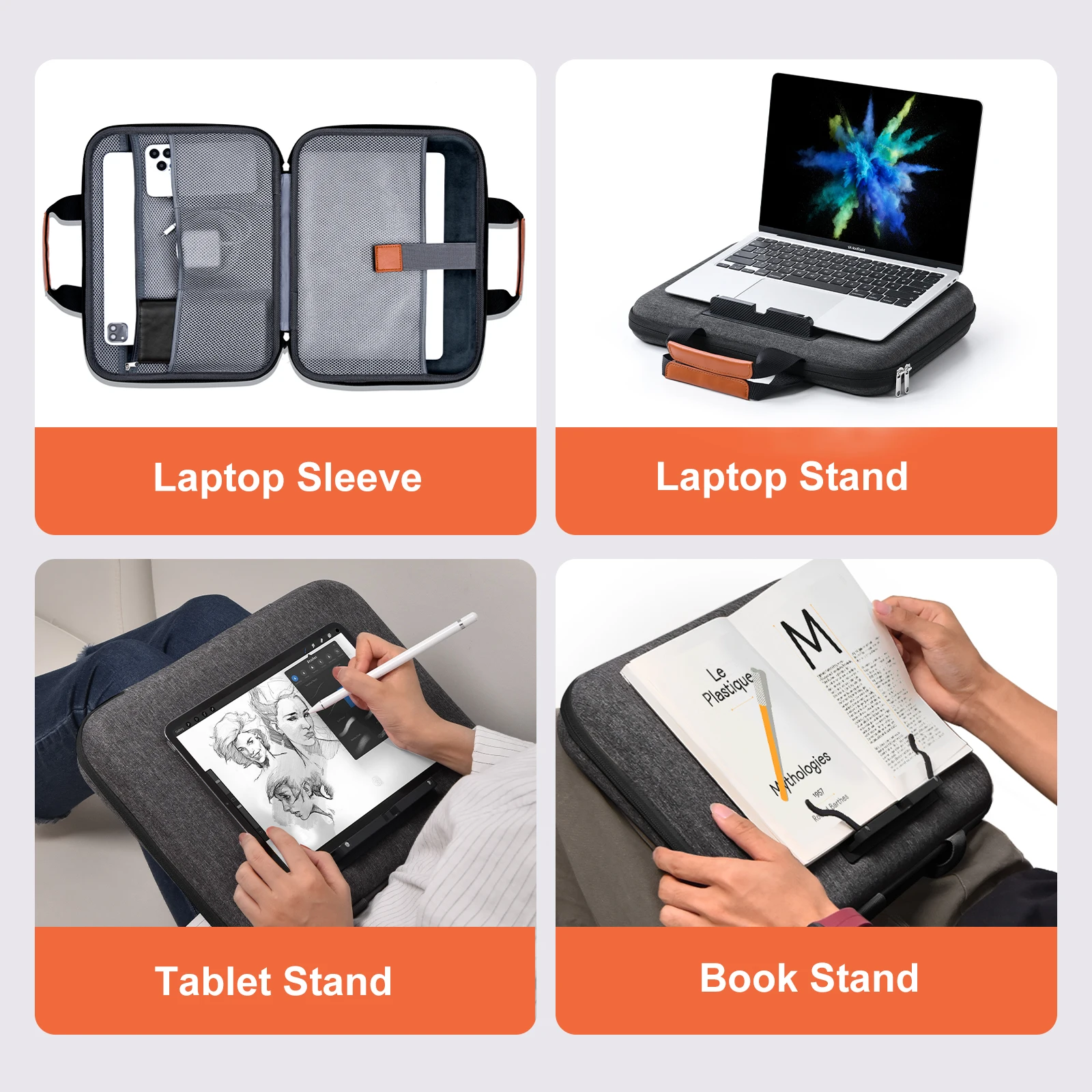 Eary Laptop Bags for 13.3-16.2 - Laptop Accessories Travel Case recension och pris