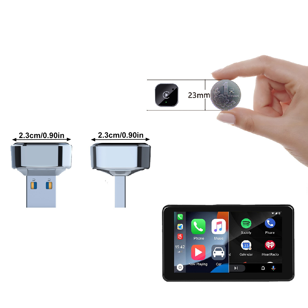 2-in-1 Wireless CarPlay & Andr - Usb C Power Adapter recension och pris