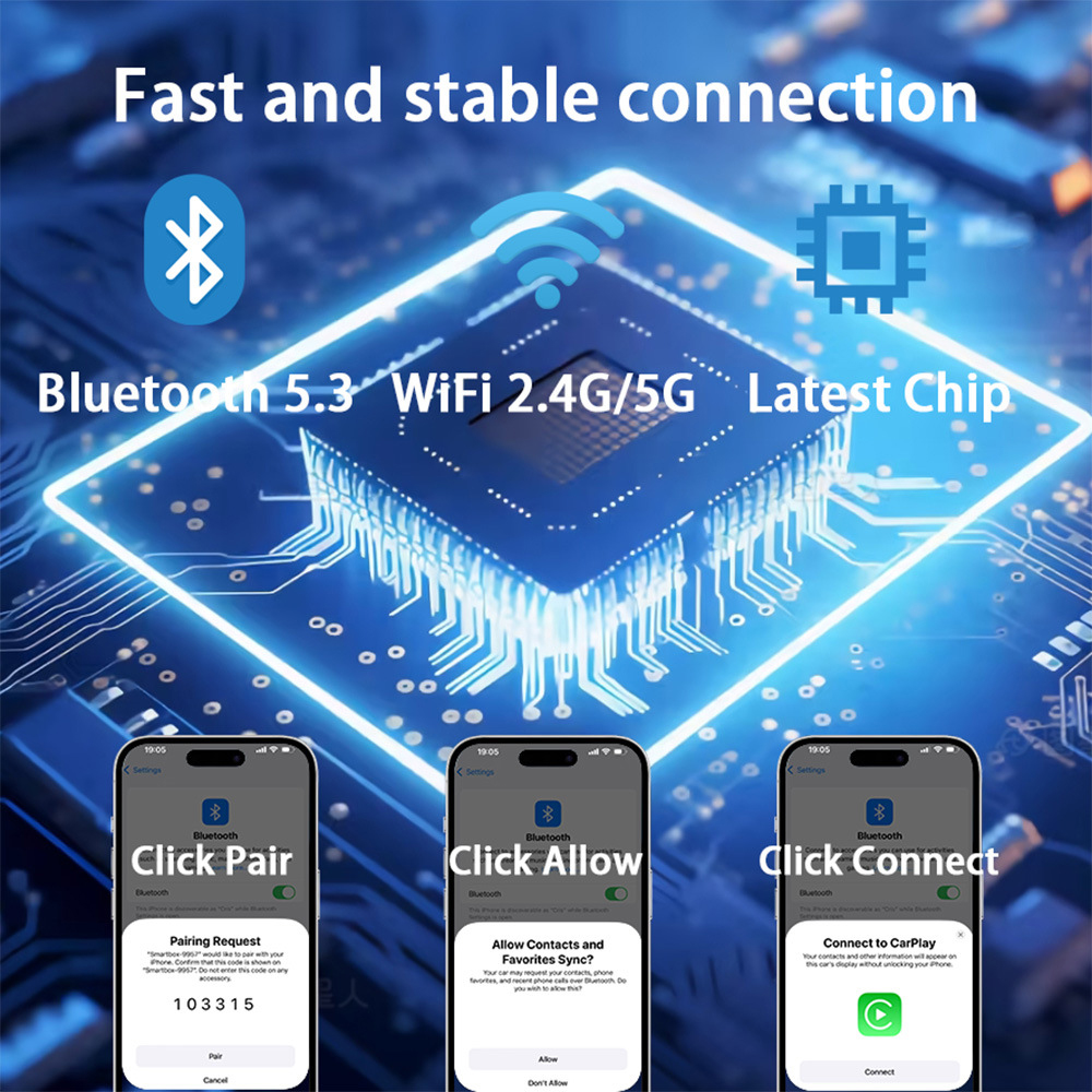 2-in-1 Wireless CarPlay & Andr - Usb C Power Adapter recension och pris