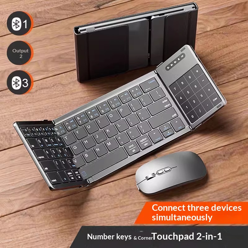Mengzu Tri Fold Wireless Bluet - Laptop Accessories Gaming recension och pris