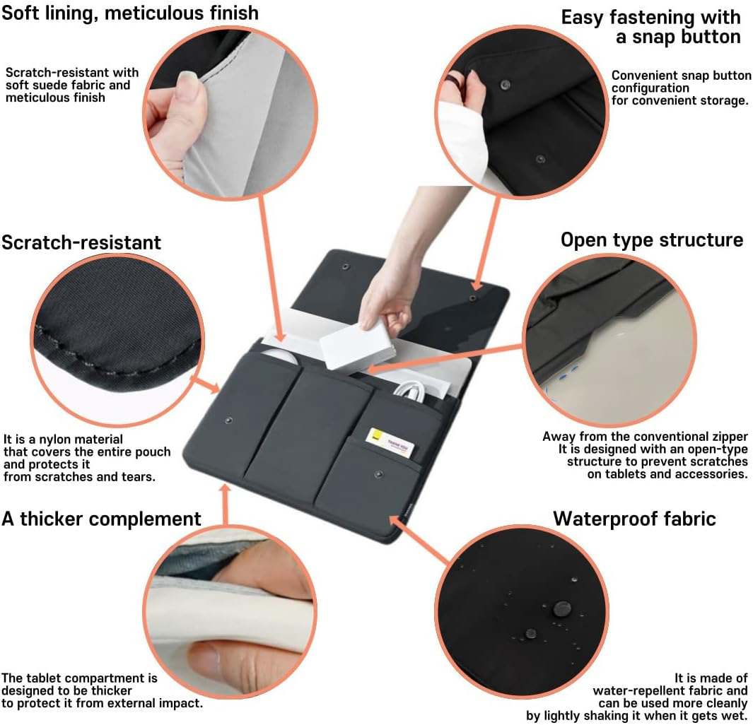 Laptop Sleeve Bag Carrying Cas - Laptop Accessories Travel Case recension och pris