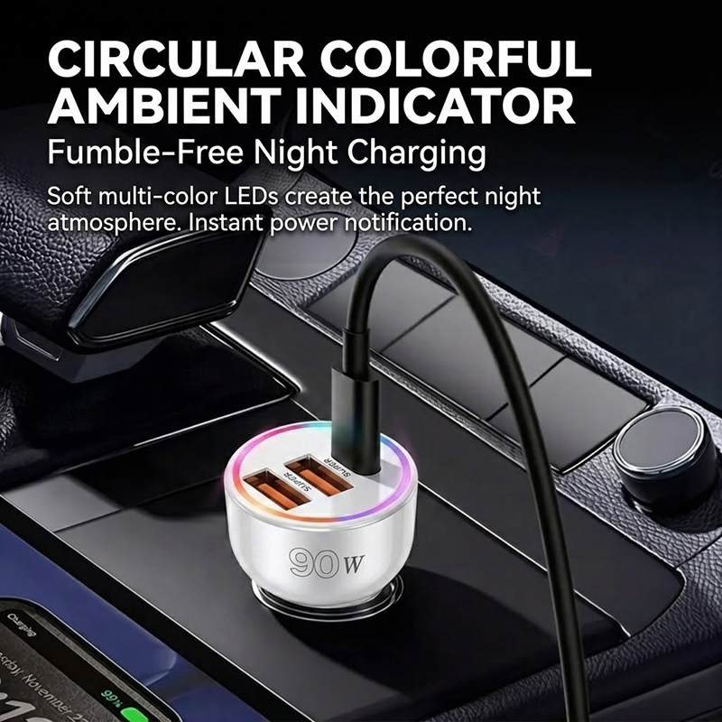 90W Car Charger Adapter with M - Usb C Power Adapter recension och pris