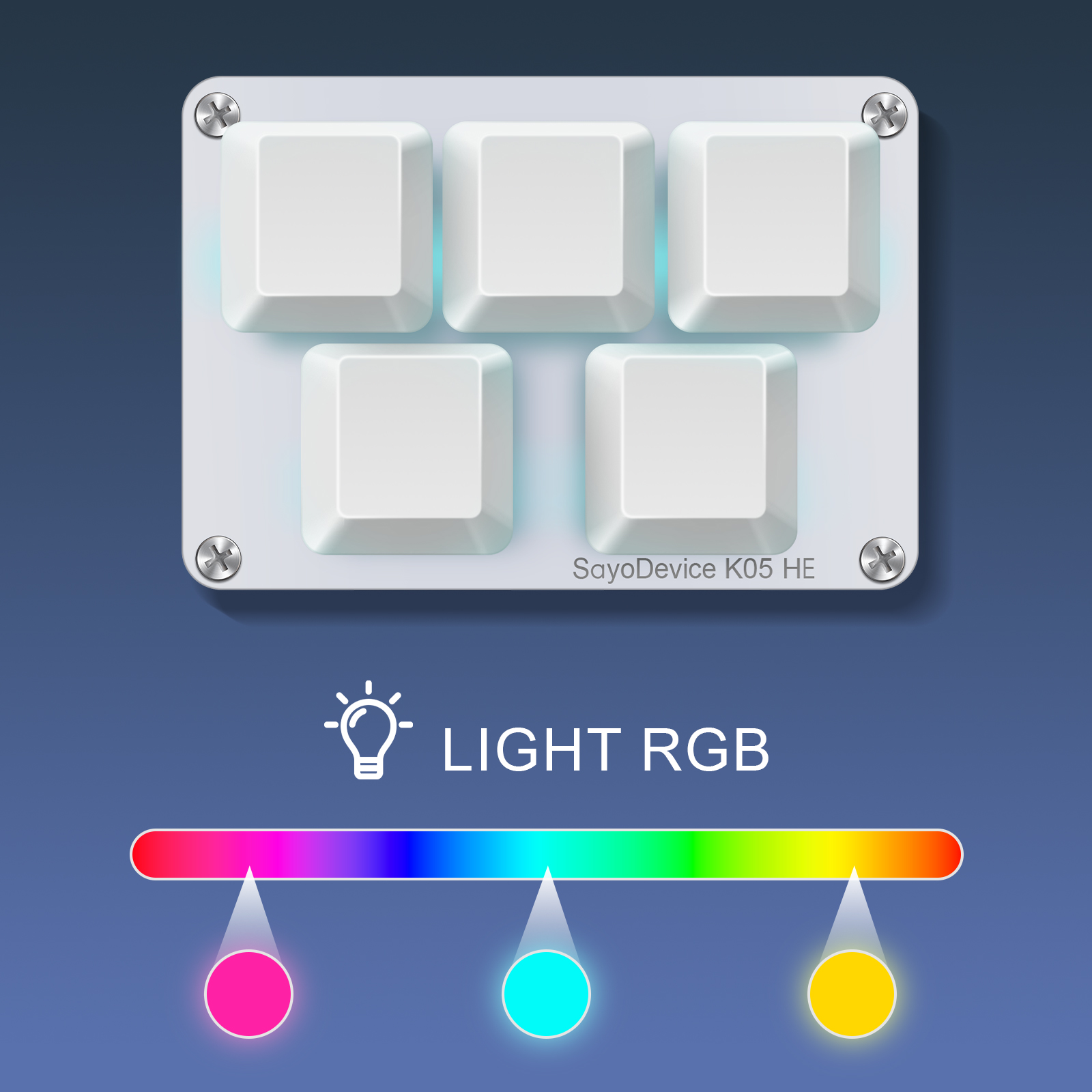 SayoDevice K05 HE Rapid Trigge - Laptop Accessories Rgb recension och pris