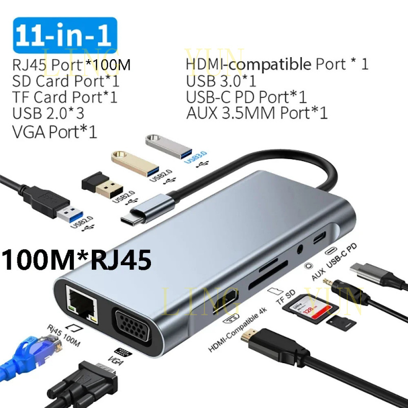 Z  11 Ports USB C HUB Docking  - Usb C Docking Hub recension och pris
