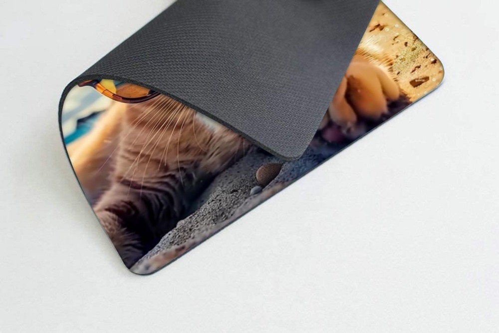 Sunshine Beach Cat Mouse Pad w - Laptop Accessories For Wrist Support recension och pris