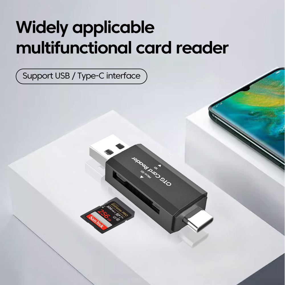 2-in-1 USB2.0 Card Reader SD T - Laptop Accessories For Programmers recension och pris