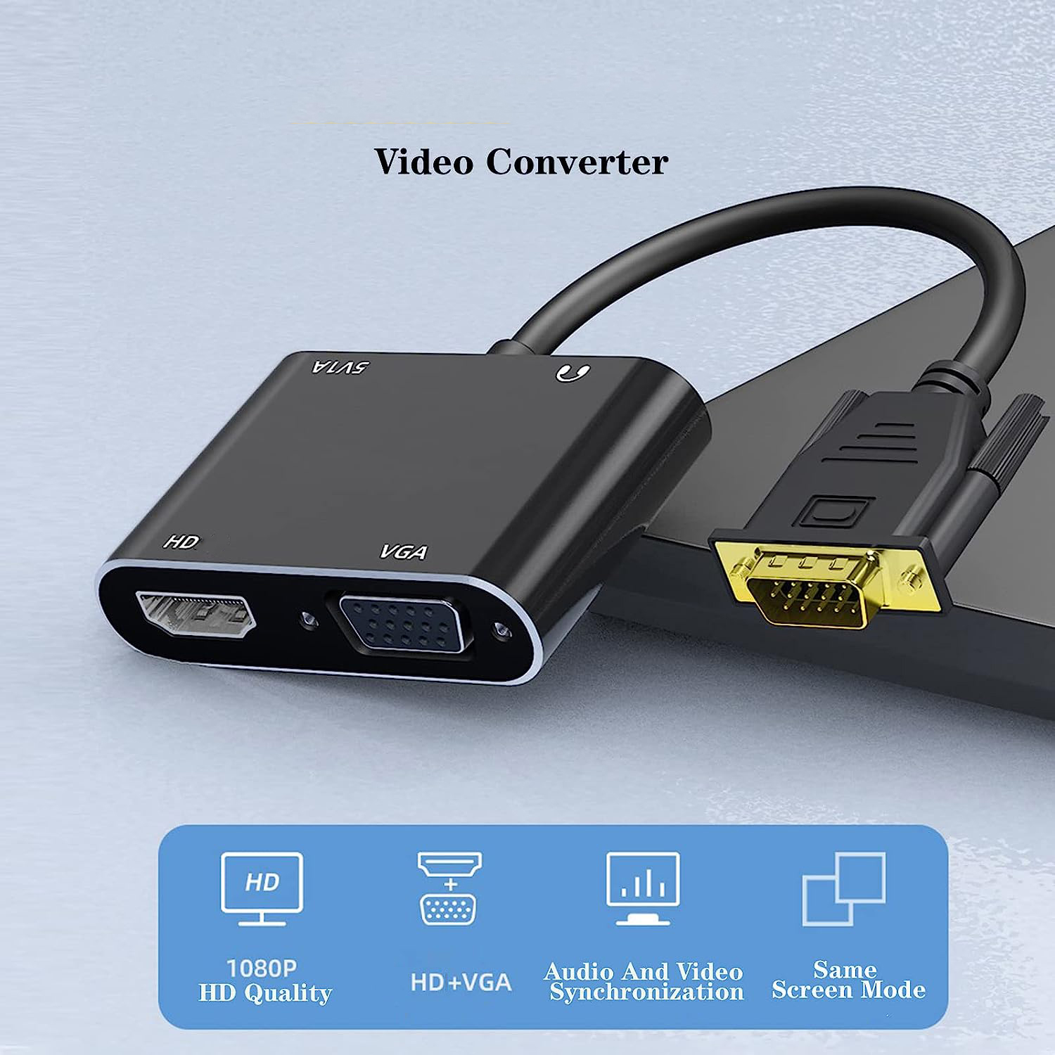 VGA(Host) to VGA/HDMI-compatib - Monitor Portable Usb recension och pris
